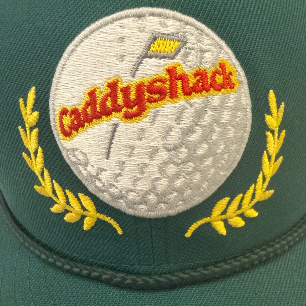 New Era Green Caddyshack Golf Patch Snapback Hat - image 2